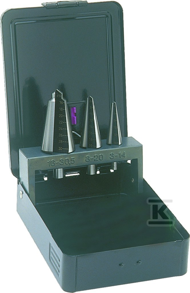 Zestaw wierteł łuszczących HSS do blach o 3-30 mm 231312