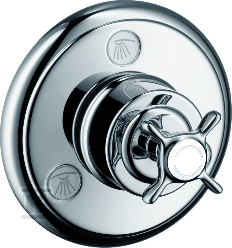 Element prysznicowy Hansgrohe AXOR Montreux Trio/Quattro, DN20, 16830000, chrom