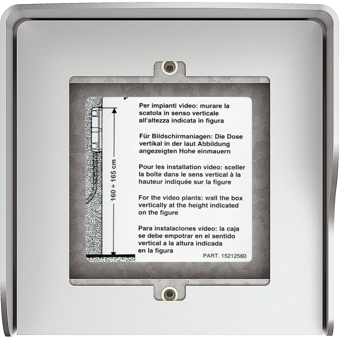 Obudowa natynkowa z daszkiem do paneli sfera 1 Moduł aluminium 350611