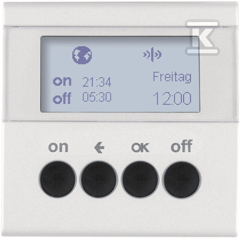 Łącznik czasowy biały KNX RF quicklink , S.1/B.3/B.7 85745288