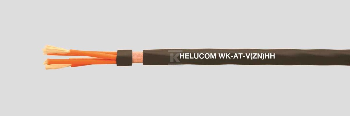 Kabel światłowodowy helucom AT-V(ZN)HH 4 HCS200/230 elastyczny, opona frnc, czarny 802260
