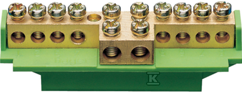 Zaciski ochronne 2x2x16+8×10 KM10E