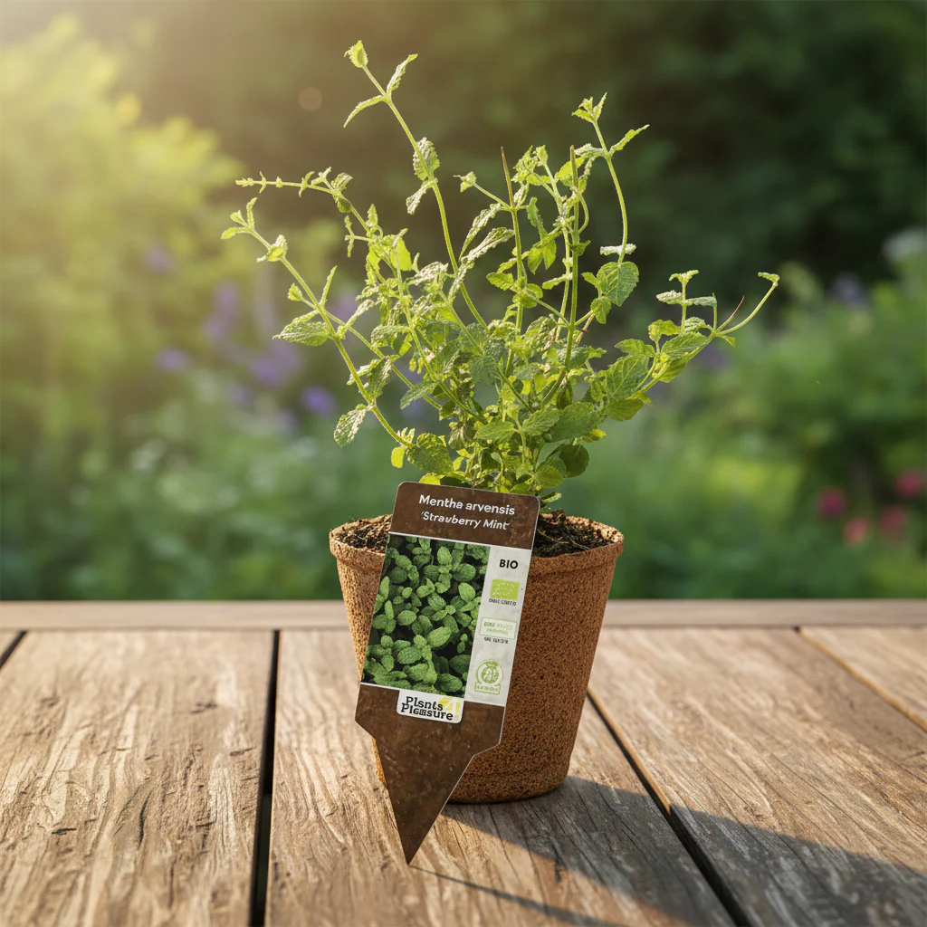 Menta cu aroma de capsuni – Mentha arvensis 'Strawberry’ (cultura biologica)