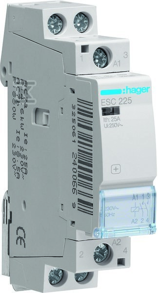 Stycznik 2NO 25A 230V AC ESC225