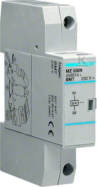 Wyzwalacz podnapięciowy do wyłączników silnikowych, 230V MZ528N