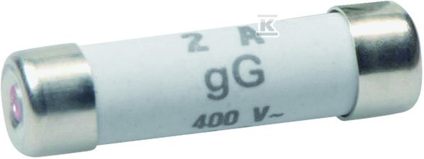 Wkładka bezpiecznikowa cylindryczna C 8, 5x32mm gG 2A 400VAC L8532C02