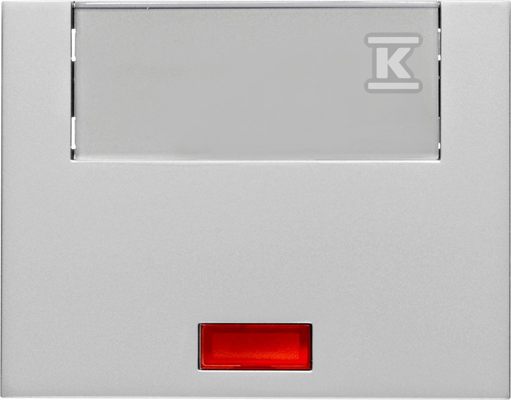 Klawisz z 5 dołączonymi soczewkami i dużym polem opisowym alu, K.5 14967003