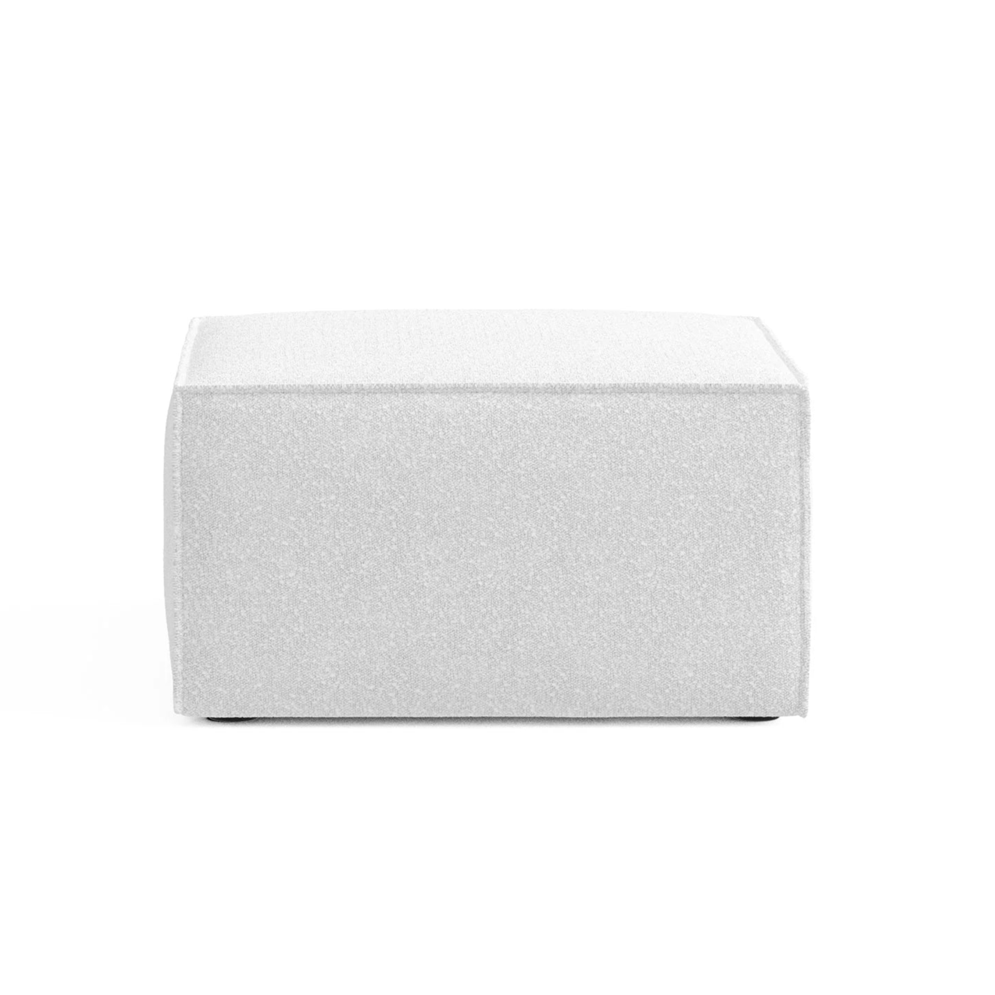 Sofa modułowa ANDO – puf biały boucle