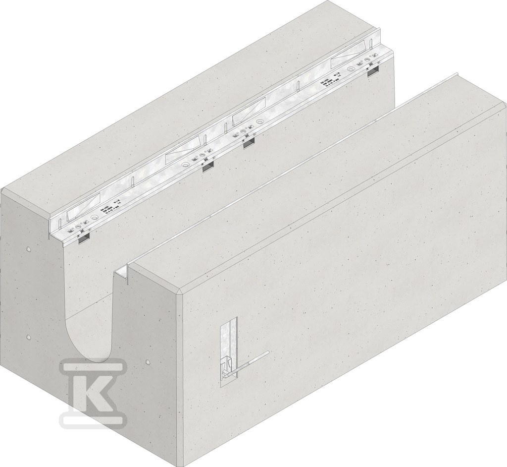 Element górny studzienki FASERFIX BIG BL 150, z 2 kotwami kulistymi, ramy ocynk., zbrojony 82775