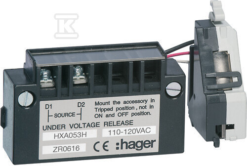 Wyzwalacz podnapięciowy zwłoczny x160-x250 110VAC HXA053H