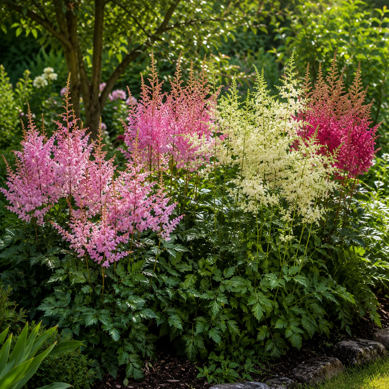 Astilbe mix – planta rezistenta de gradina