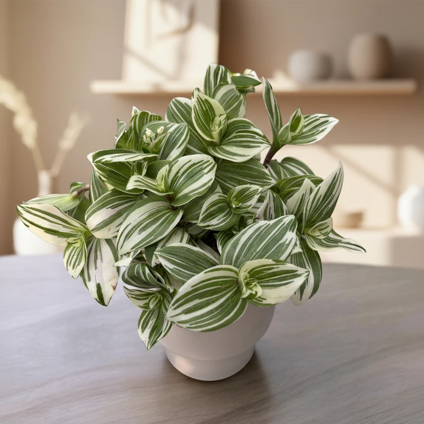 Tradescantia 'Pistachio White’ – full pots