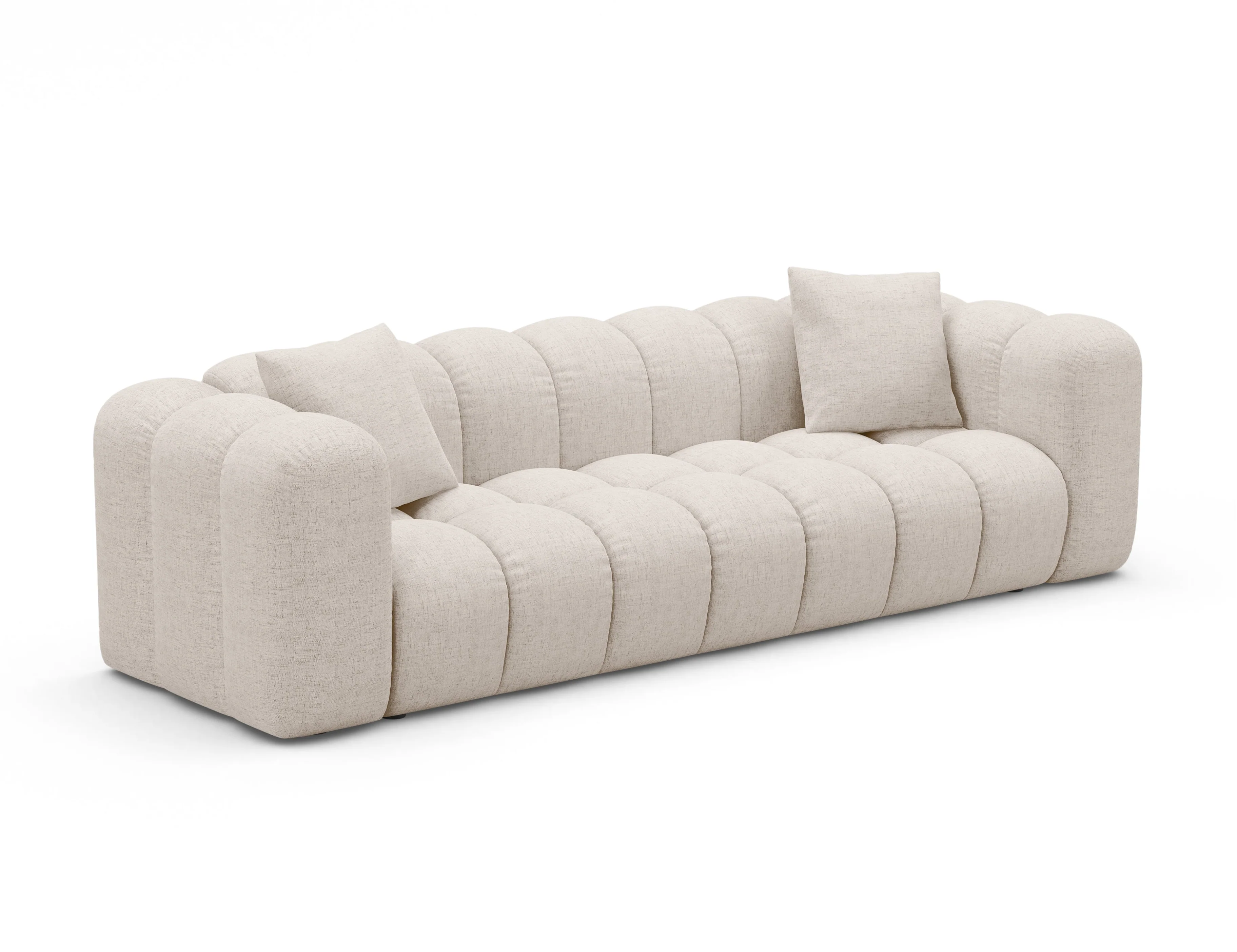 Sofa z funkcją spania ASTRO beżowy szenil