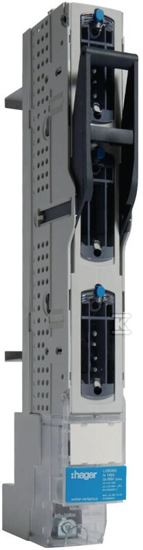 Rozłącznik bezpiecznikowy listwowy NH00 3P 160A 690VAC szyny 60 mm zacisk klatkowy 95 mm2 LVS0060RPX