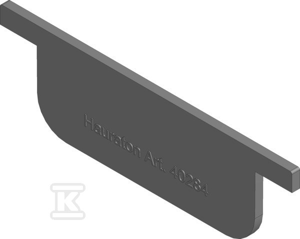 Ścianka czołowa RECYFIX STANDARD/PLUS 100, typ 60, pełna, tworzywo 40284