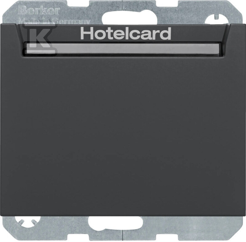 Łącznik przekaźnikowy na kartę hotelową, antracyt mat, K.1 16417116