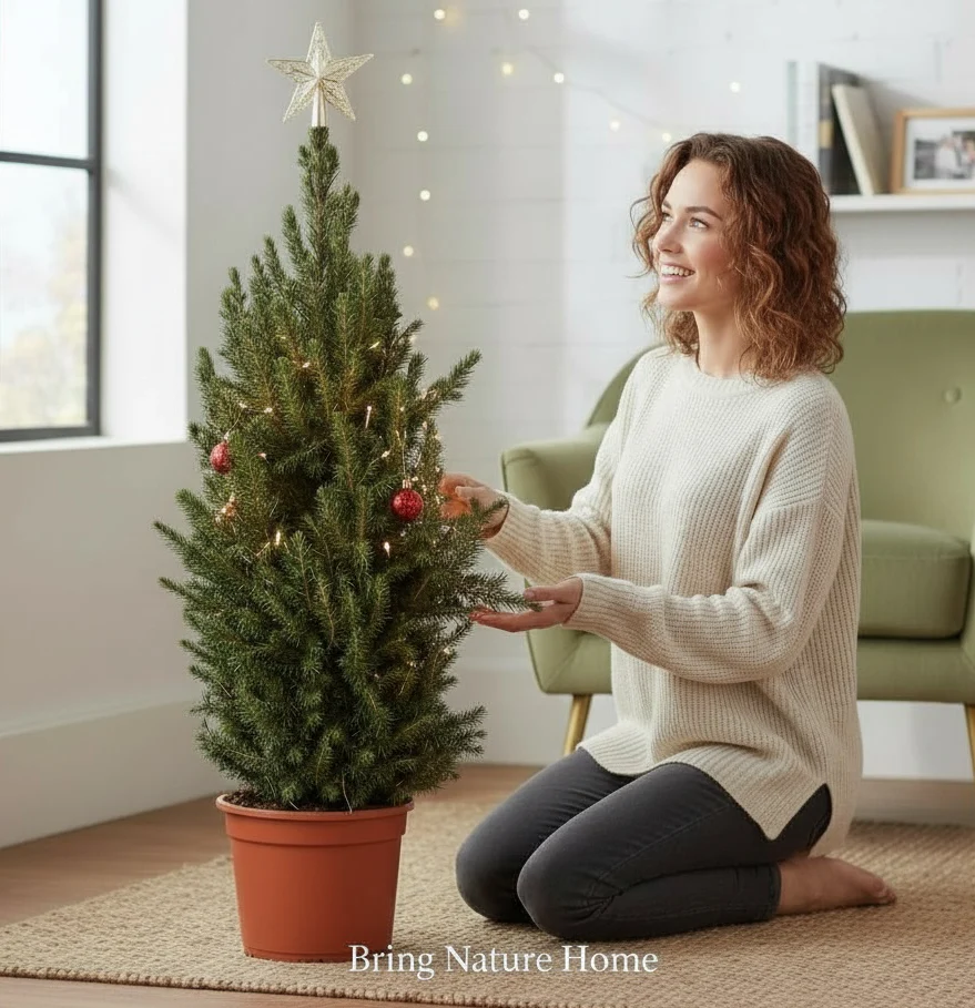Picea Glauca Conica H100-110 cm – brad de Craciun in ghiveci