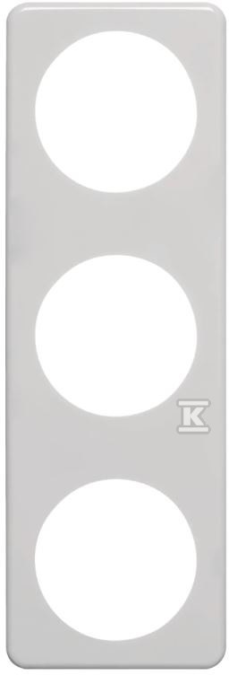 Ramka 3-krotna, biały, połysk, INTEGRO 9181919