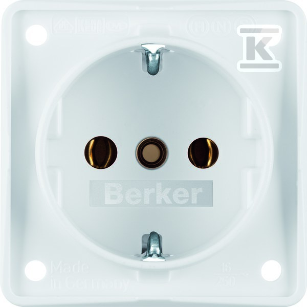 Gniazdo SCHUKO biały, INTEGRO FLOW 941852502