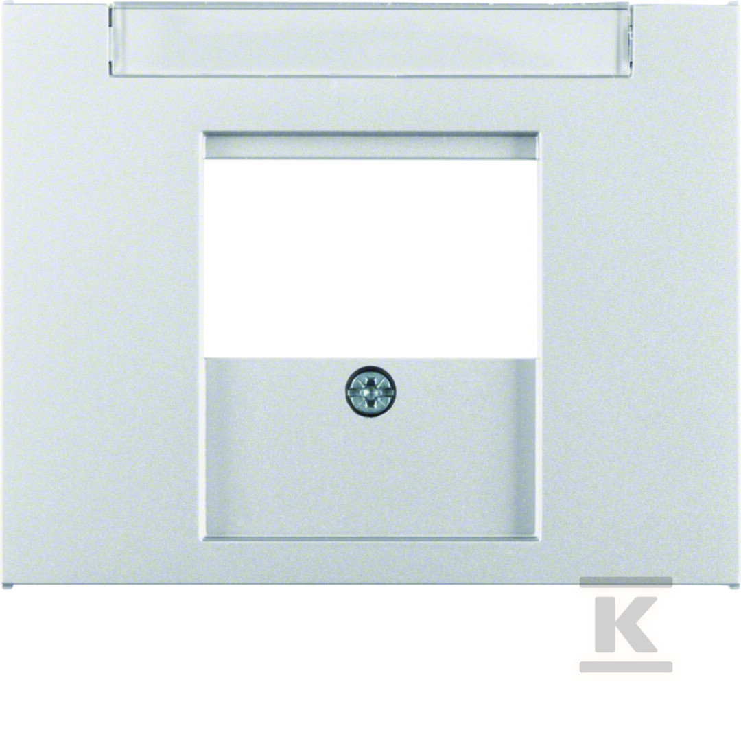 Płytka czołowa do gniazda głośnikowego alu, K.5 6810347003
