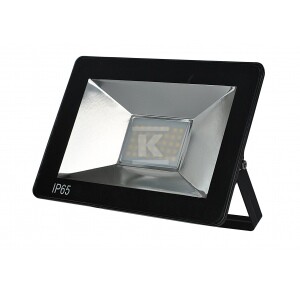 Naświetlacz LED, 315x235x35 12500Lm IP65 230V 150W 4000K Helios czarny z przewodem i regulowanym uchwytem montażowym, małe gabaryty, klasa ochronności II LED-3054