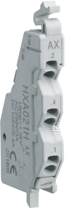 Styk pomocniczy x160-P160-x250-P250-x630-P630 1P 250VAC HXA021H