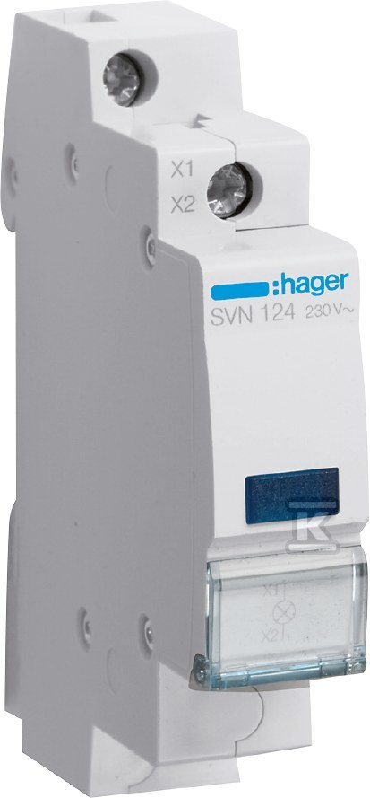 Lampka sygnalizacyjna, niebieska 230V AC SVN124