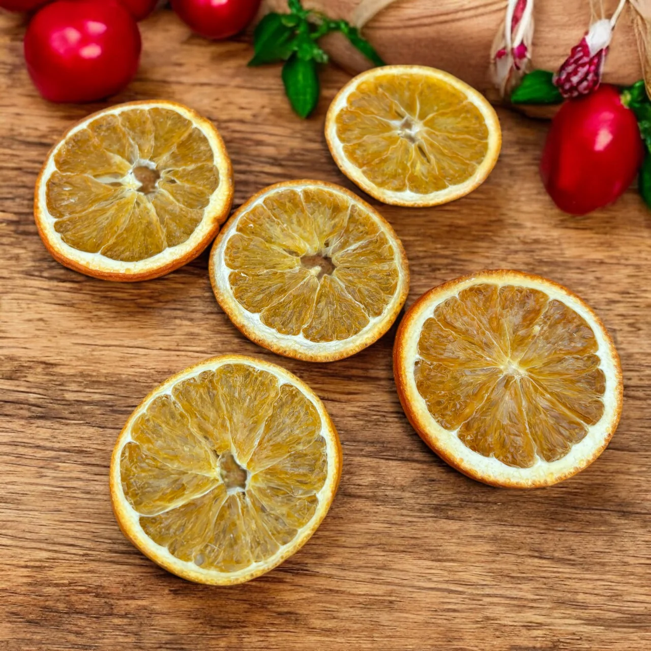 Felii de portocale uscate – set de 5 bucati
