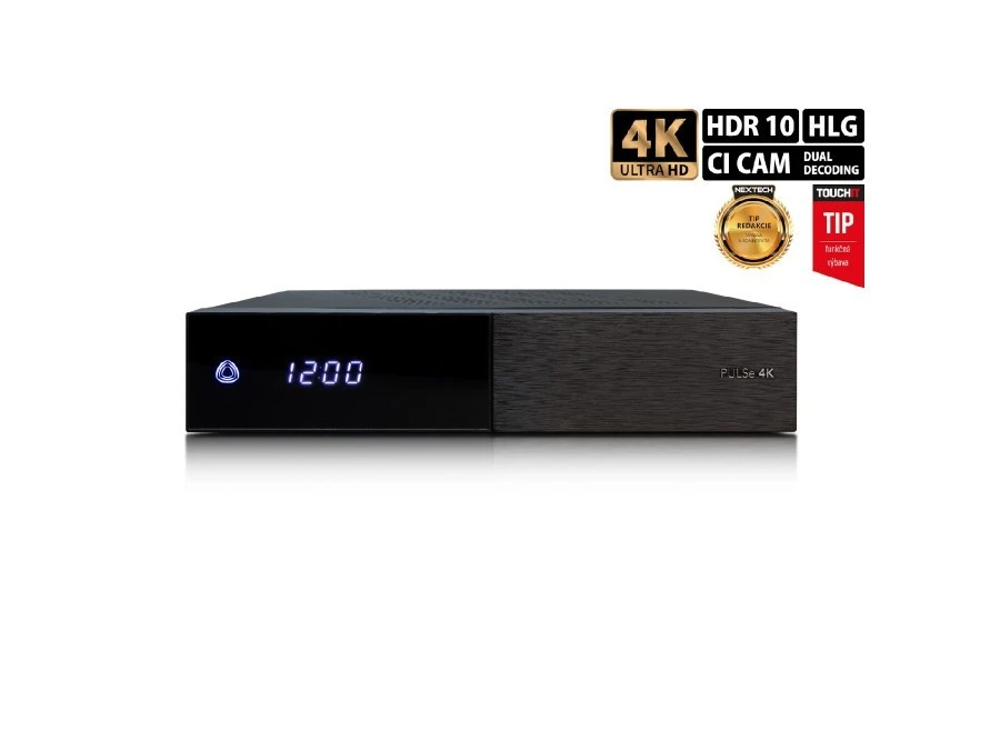 Odbiornik satelitarny AB PULSe 4K (1x tuner DVB‑S2X)