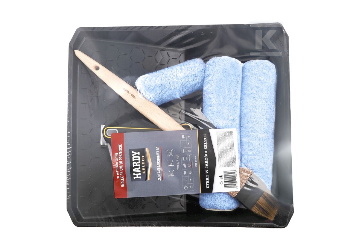 Zestaw malarski Hardy Select Micromix – Kuweta, Pędzel, 3x Wałek, 2 uchwyty 0180-810000