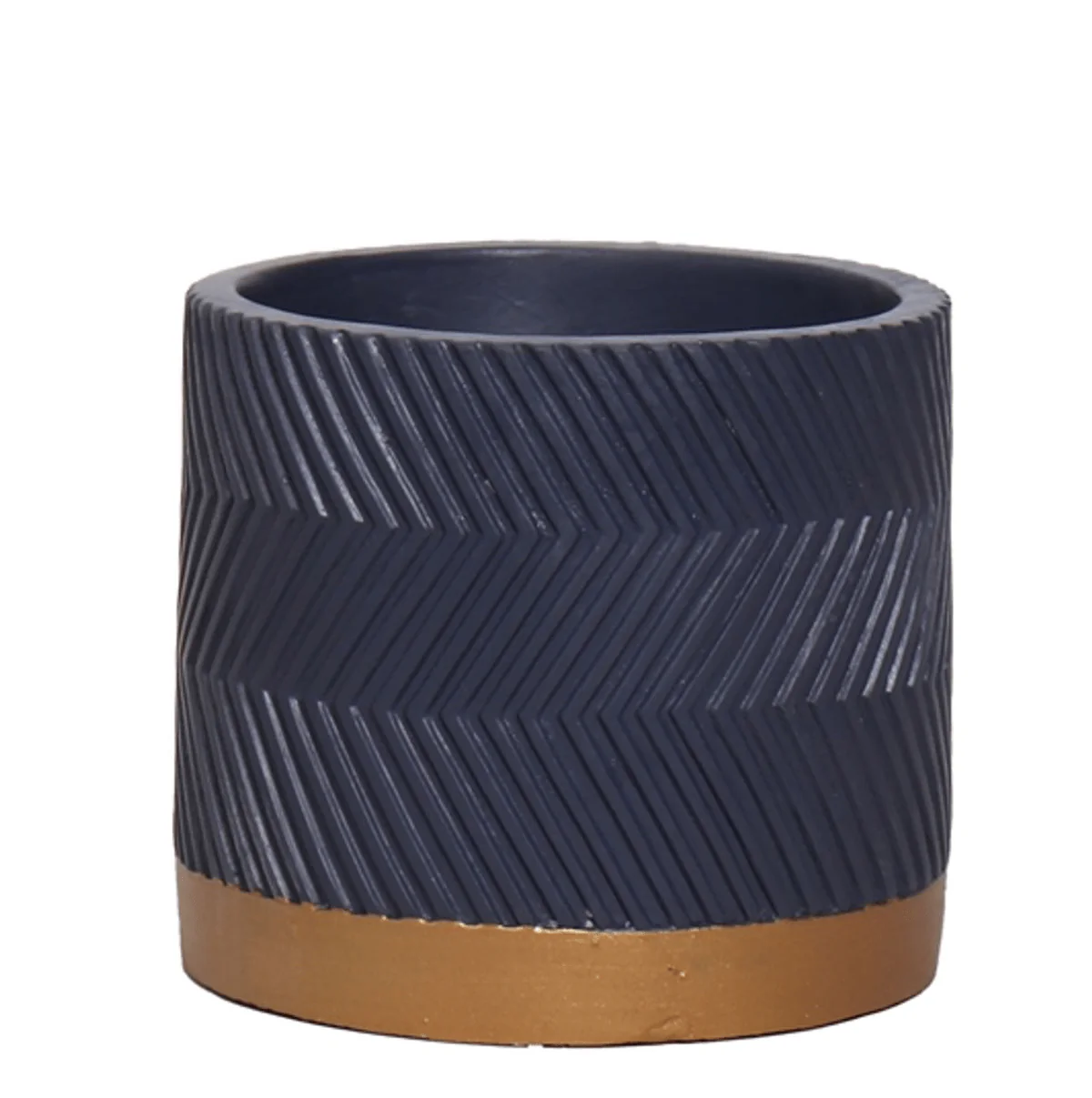 Vas decorativ din ceramica Beton Antraciet Matte D12