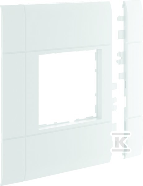Maskownica 120 mm 1-krotna 50×50 mm PC-ABS bezhalogenowy biały GR1200B9016