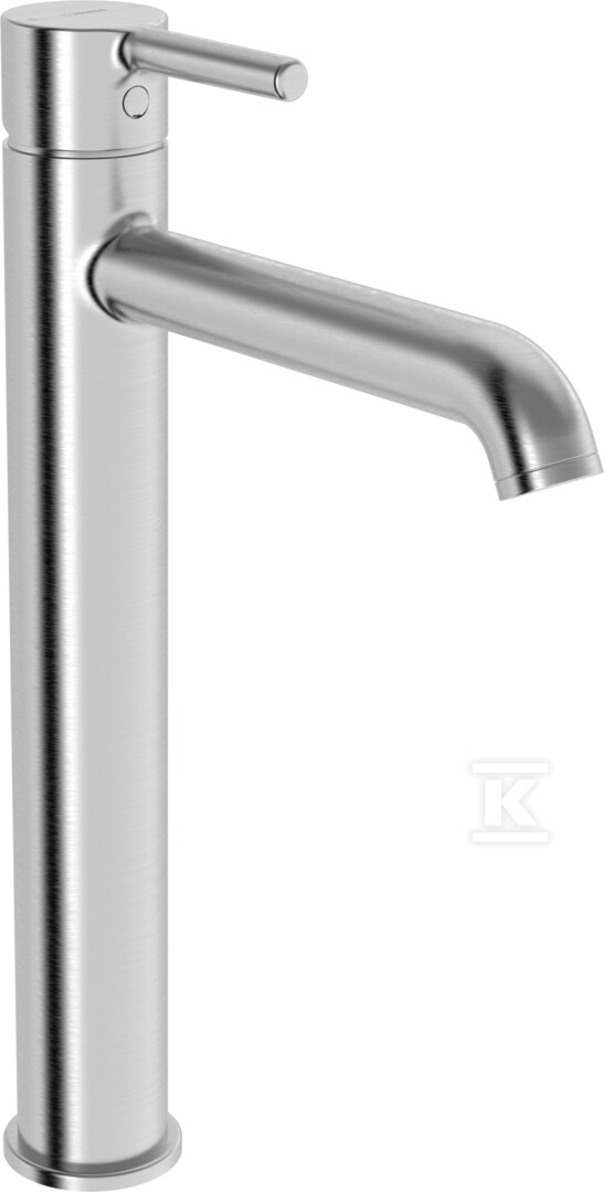 Bateria umywalkowa jednouchwytowa HANSAVANTIS Style, zasięg: 168 mm, kolor: Stal szczotkowana 5447220780