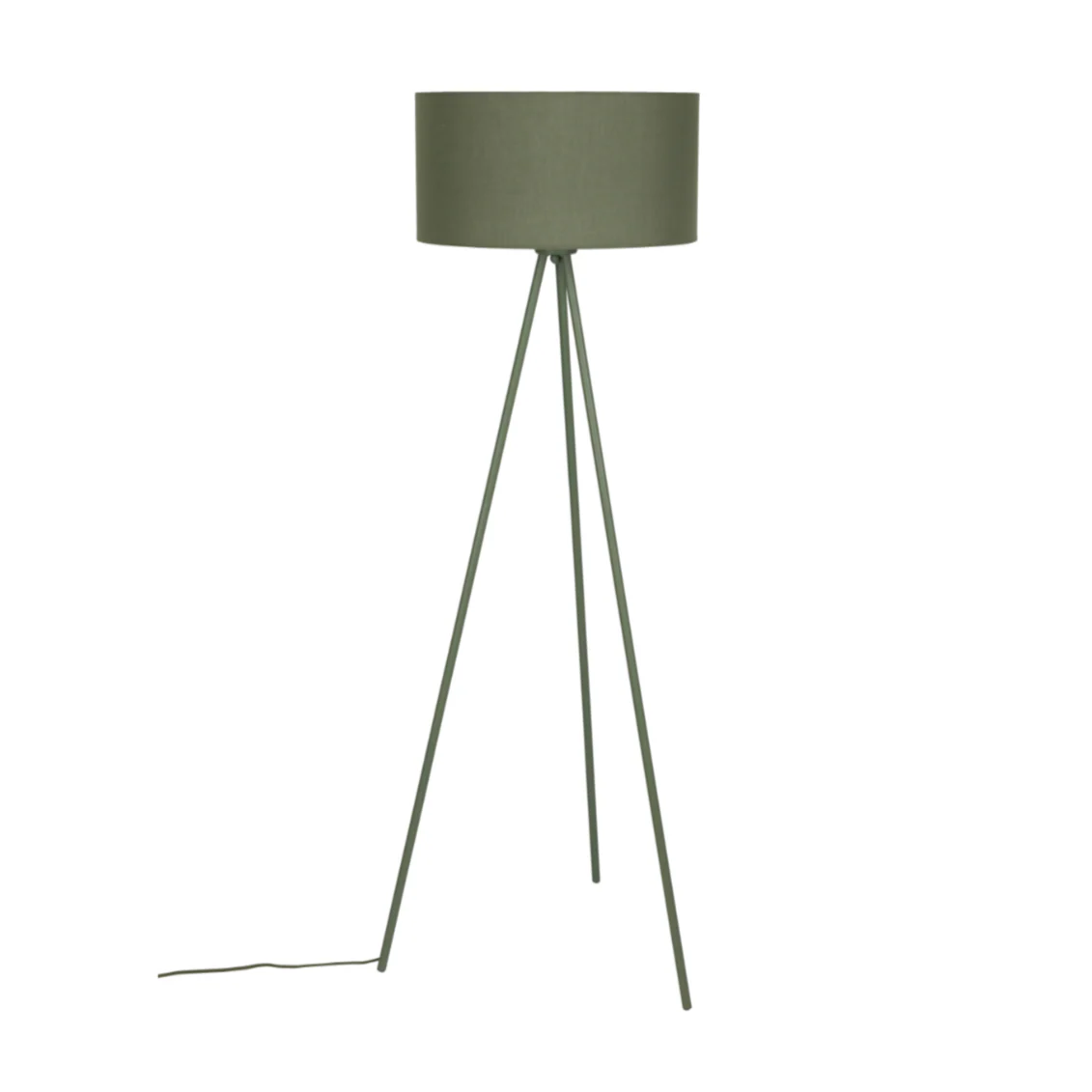 Lampa podłogowa trójnóg SUSIE zielony