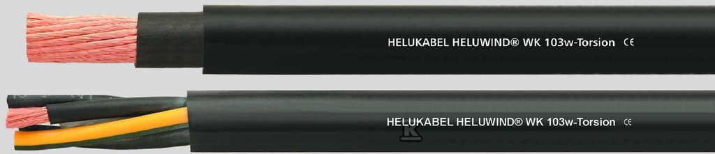 Przewód aluminiowy 1kV heluwind WK 103 w-Torsion do turbin wiatrowych 704366