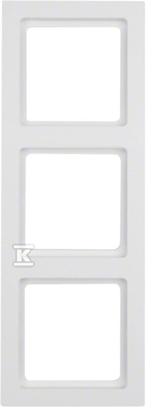 Ramka 3-krotna, biały, aksamit, Q.3 10136099