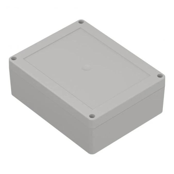 Obudowa plastikowa ZP165.130.60 jasna z tulejkami mosiężnymi ABS ‑ ZP165.130.60J TM ABS