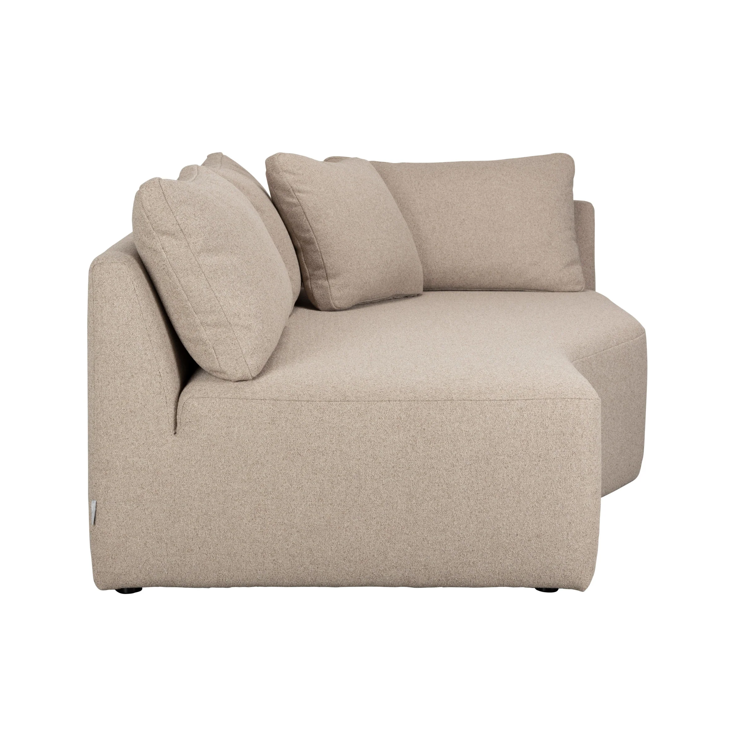 Sofa modułowa PROSPER – szezlong lewostronny cappuccino