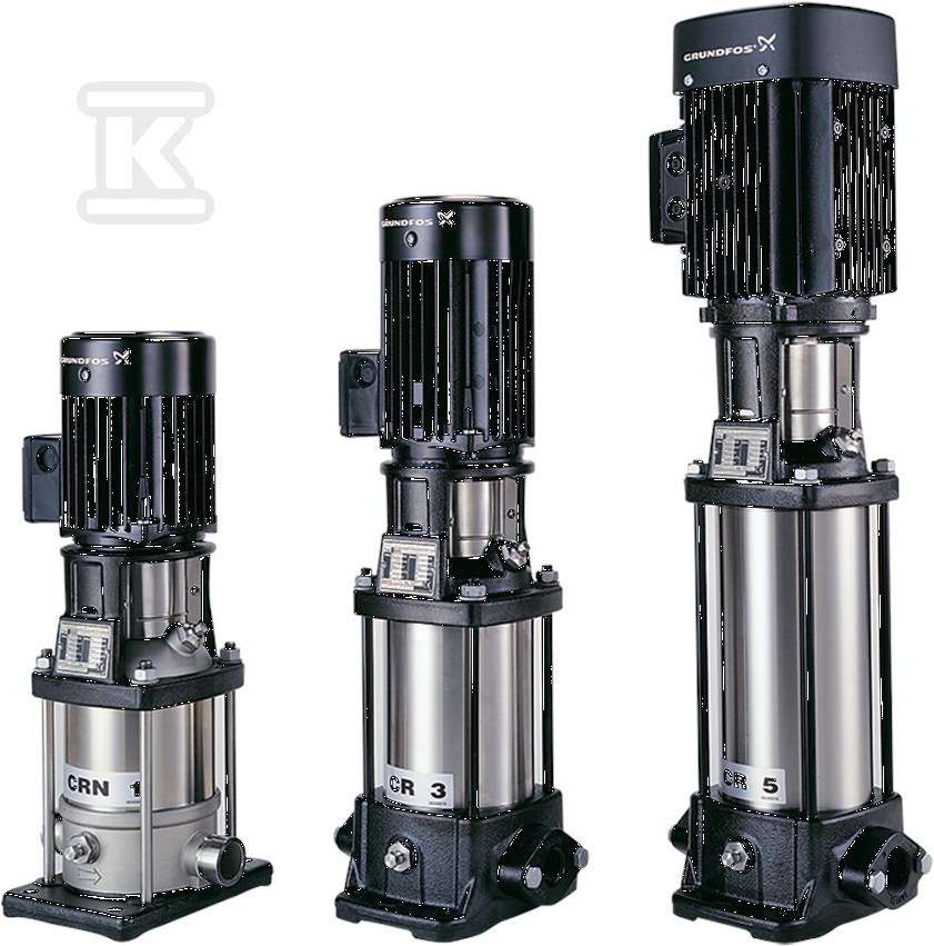 Pompa pionowa wielostopniowa odśrodkowa CR 1-10 A-FGJ-A HQQE 0.55 kW 3×230/400 V 96516246