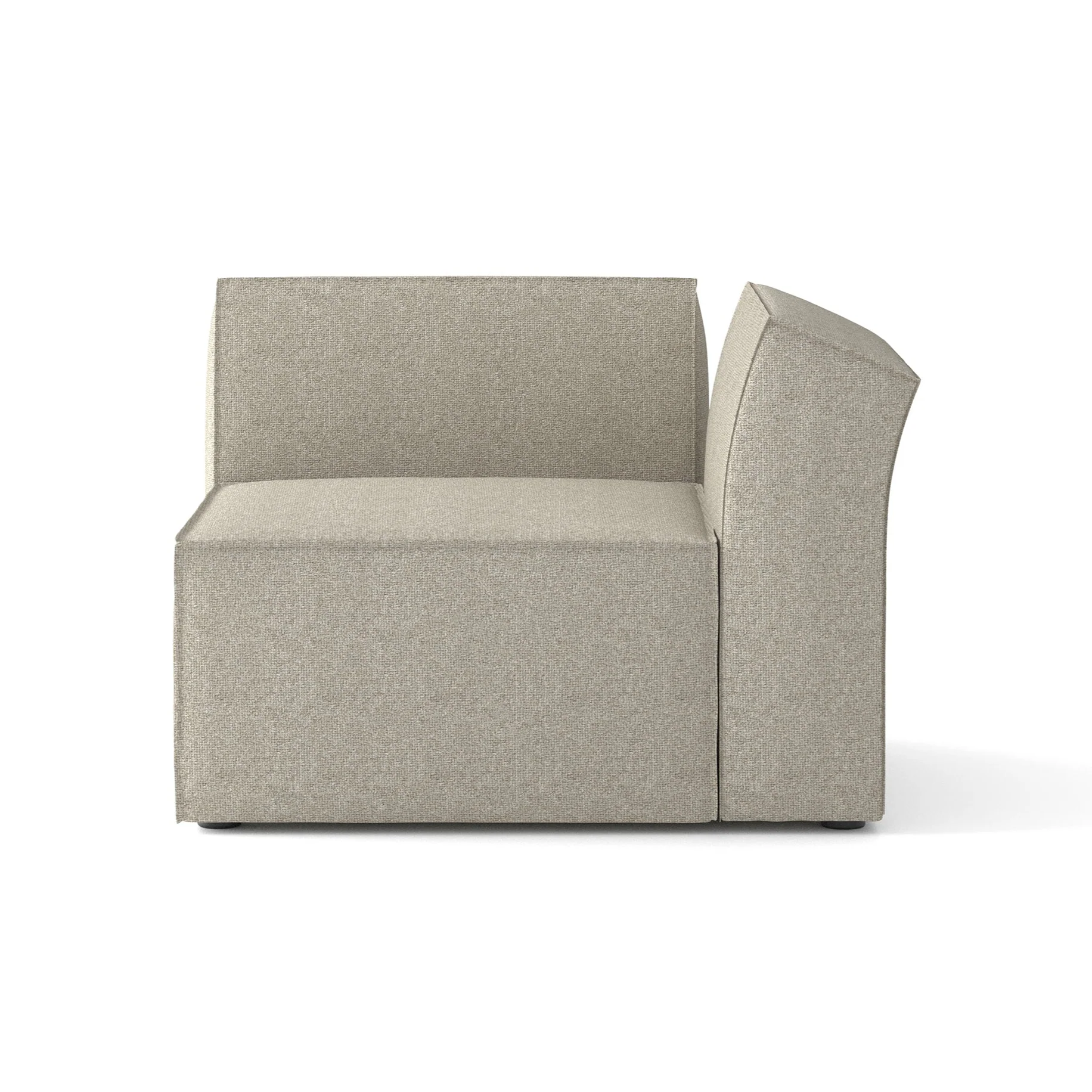 Sofa modułowa ANDO – moduł prawostronny taupe