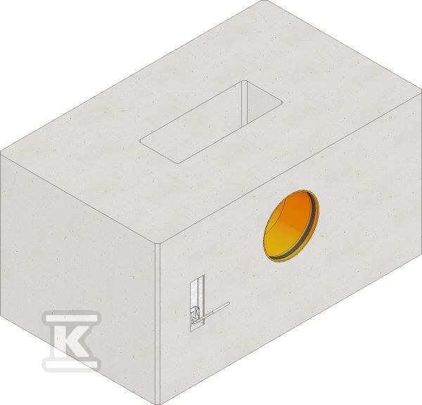 Element dolny studzienki FASERFIX BIG BL 300 typ XP, z 2 kotwami kulistymi 84797