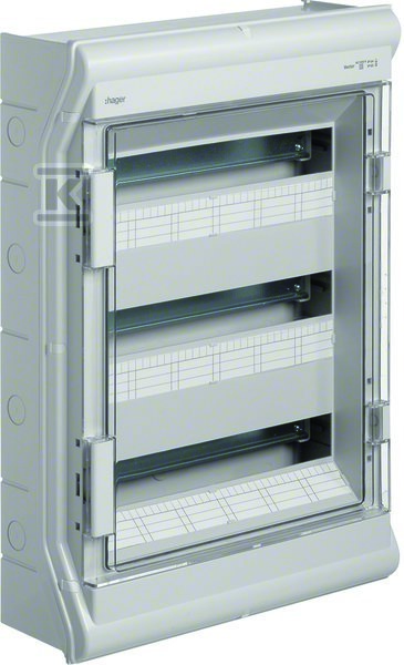 Rozdzielnica natynkowaVectorII IP65 54 modułowa VE318L