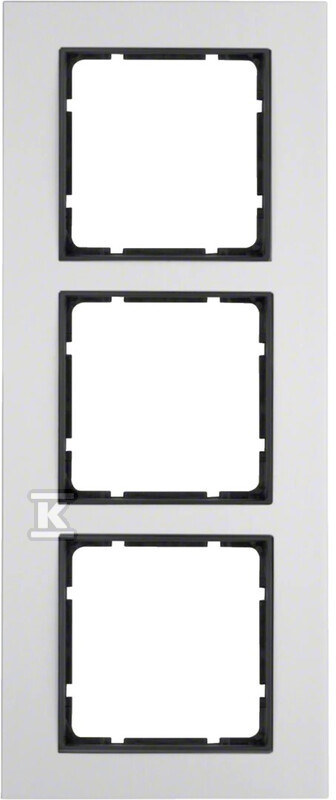 Ramka 3-krotna, alu/antracyt mat, B.7 10136904