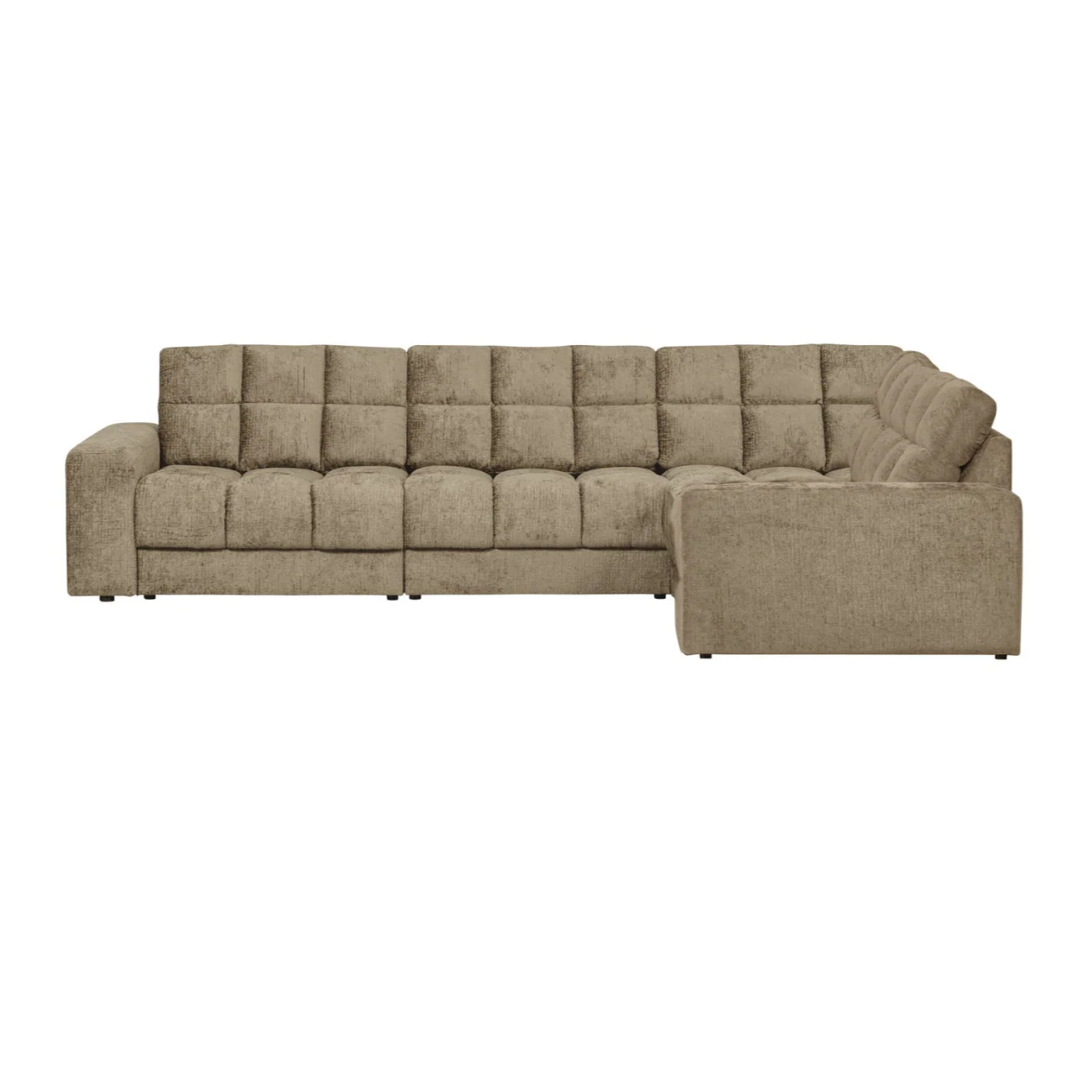 Sofa narożna prawostronna SECOND DATE – WHEATFIELD aksamit