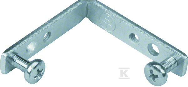 Łącznik kanałów BK 90° stal, TEHALIT.BK BKZKV090