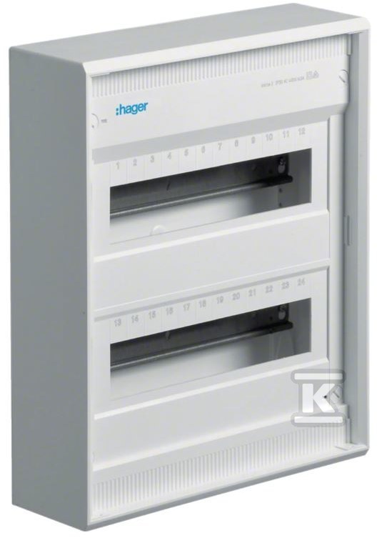 Rozdzielnica natynkowa 2R/24M II kl IP30, QC VA24BN