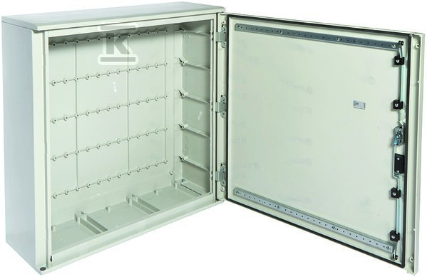 Obudowa poliester 850x850x300 mm, IP65, PANEL-struct., naścienna, drzwi pełne FL306B
