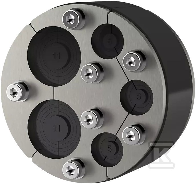 Wkład gumowy uszczelniający HRD80 SG 1×6-41 b40 A2/EPDM 2700100108