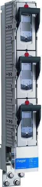 Rozłącznik bezpiecznikowy zabezpieczenie transformatora NH3 1P 910A 400VAC szyny 185 mm zaciś śrubowy M12 LVSR910LLE