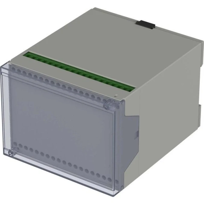 Obudowa na szynę DIN Y 109mm X 100mm Z 75mm ABS szary IP20 CN100AK